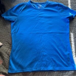 L.L. Bean Plain Blue Shirt Women’s Size S Reg